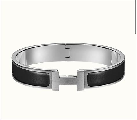 hermes h bracelet silver|hermes clic h price.